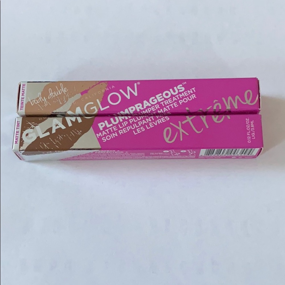 [2] set of glamglow plumprageous matte lip plumper